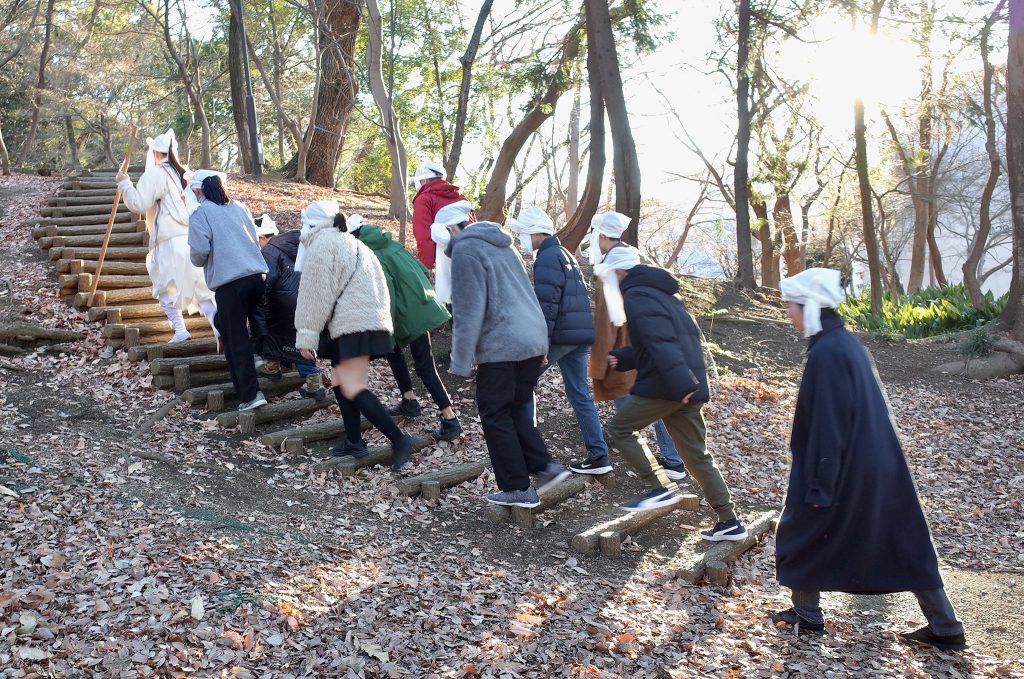 自然との共生を感じるための山伏体験ワークショップ