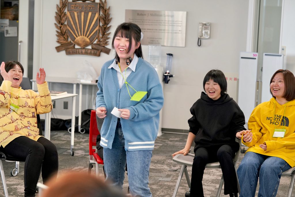 サブリーダーの企画でみんなで大笑い